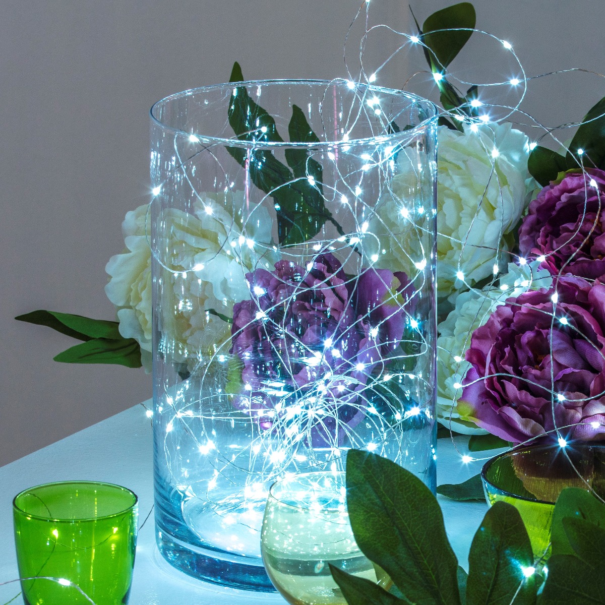 Catena Luminosa A Batteria 20 M 200 LED – Con Timer E Telecomando, 8 Modalità, IP65 Impermeabile, Per Camera, Natale, Matrimoni E Feste