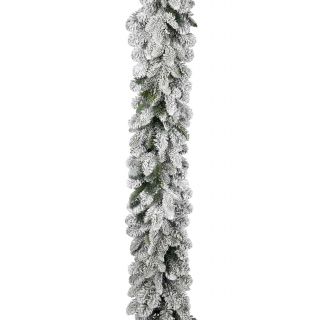 Festone Boa Ø 30 cm 2,70 mt PE+PVC Innevato- Flora