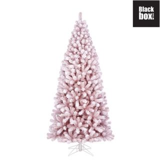 Albero Natale Cembra Pink Innevato h 230 Diam. 107 cm - Edelman
