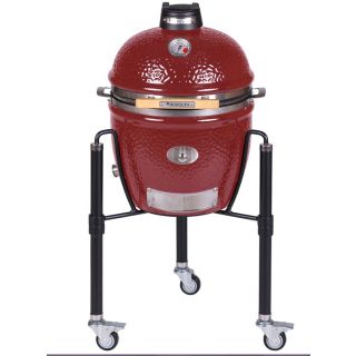 Barbecue Monolith Junior Rosso 2.0 con Carrello