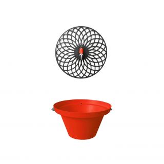 Fontana da Parete FIORE Rosso Corallo - Aquajet