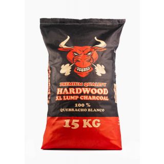 Carbone di legna TORO Quebracho Blanco  XL 15 Kg
