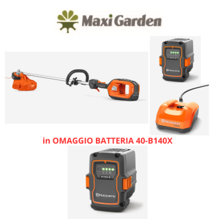 Decespugliatore Husqvarna 525iLXT Completo di Batteria 40-B220X e Caricabatteria 40-C500X Batteria 40-B140x OMAGGIO