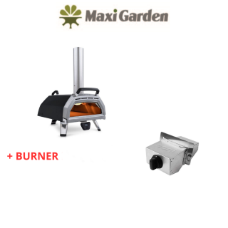 OONI Karu 16 Forno per Pizza a Carbone e Legna Multi-combustibile + Burner Gas 