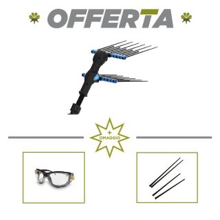 Abbacchiatore Elettrico a Batteria ALICE STAR 58 Plus + Cavo 13 mt