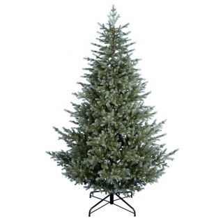 Albero Natale RIVER 210 cm FULL PE con PUNTE ARGENTATE T934 D142