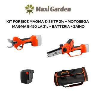 Forbice e Potatore MAGMA completo di Batteria 2,6Ah - Stocker