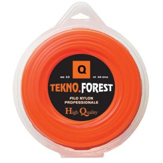 Filo Nylon Decespugliatore Quadro 3 mm 53 metri Tekno.Forest