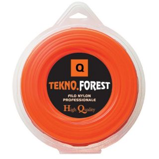 Filo Nylon Decespugliatore Quadro 2,7 mm 66 metri Tekno.Forest