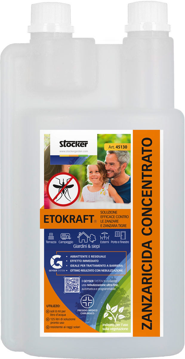 Etokraft zanzaricida anti-zanzare 1 L PMC