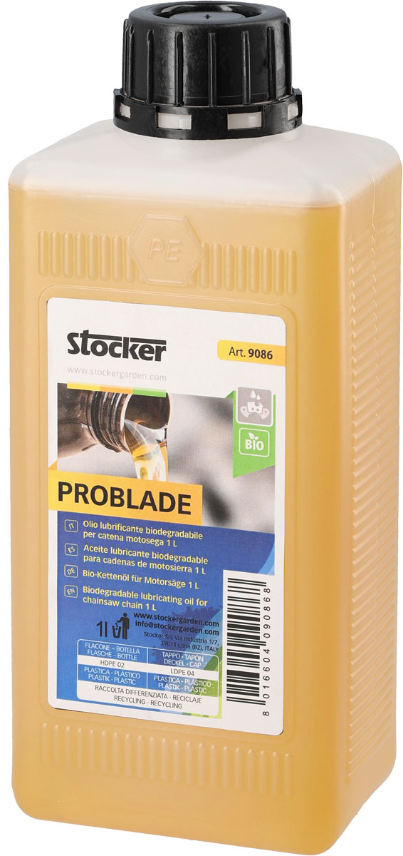 Problade 1 Lt Olio Lubrificante Biodegradabile Per Catena Motosega - Stocker